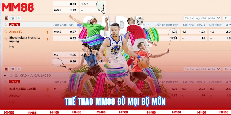 Thể thao MM88 đủ mọi bộ môn